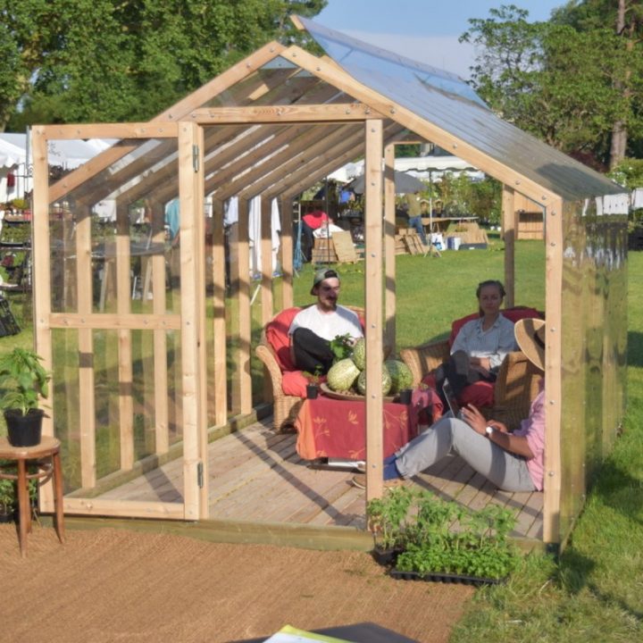 Serre Cléophée 10M² En Bois Et Polycarbonate Avec Montage dedans Serre De Jardin Jardiland