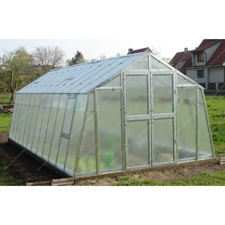 Serre De Jardin 303X601Cm 18,21M² En Polycarbonate 6Mm pour Serre De Jardin Jardiland