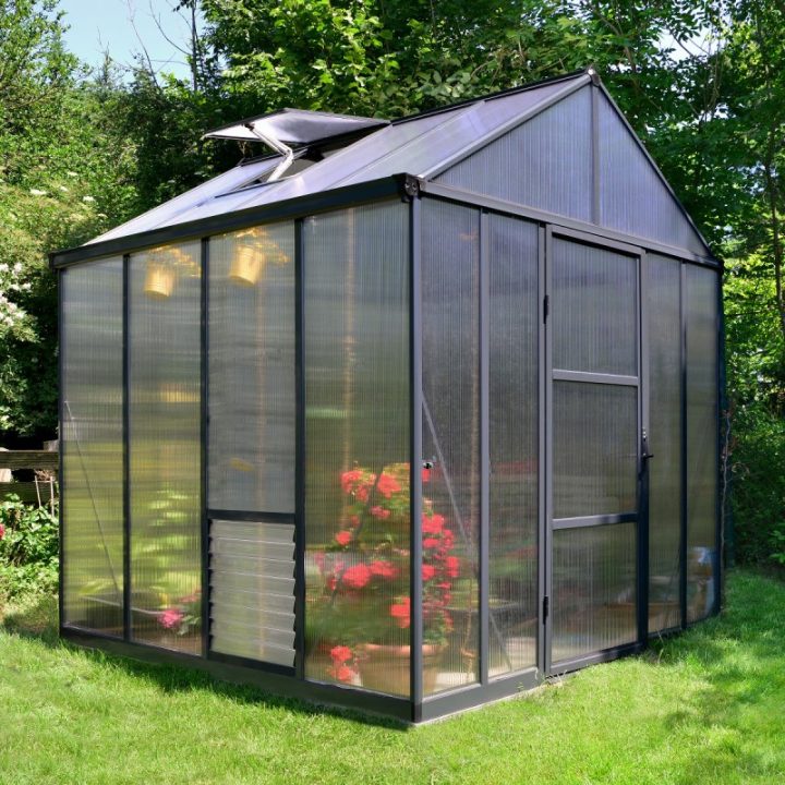 Serre De Jardin 5,9M² En Polycarbonate 10Mm Glory Premium encequiconcerne Serre De Jardin Jardiland