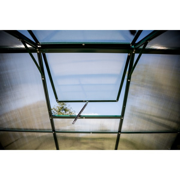 Serre De Jardin En Polycarbonate, Aluminium Vert, 10,37M² pour Serre De Jardin Pas Chere Serre De Jardin En Polycarbonate, Aluminium Vert, 10,37M² pour Serre De Jardin Pas Chere