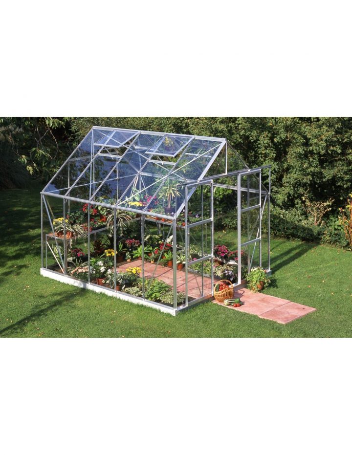 Serre De Jardin Magnum 8,3 M² – Verre Trempé Sécurit De 3 Mm pour Serre De Jardin D Occasion
