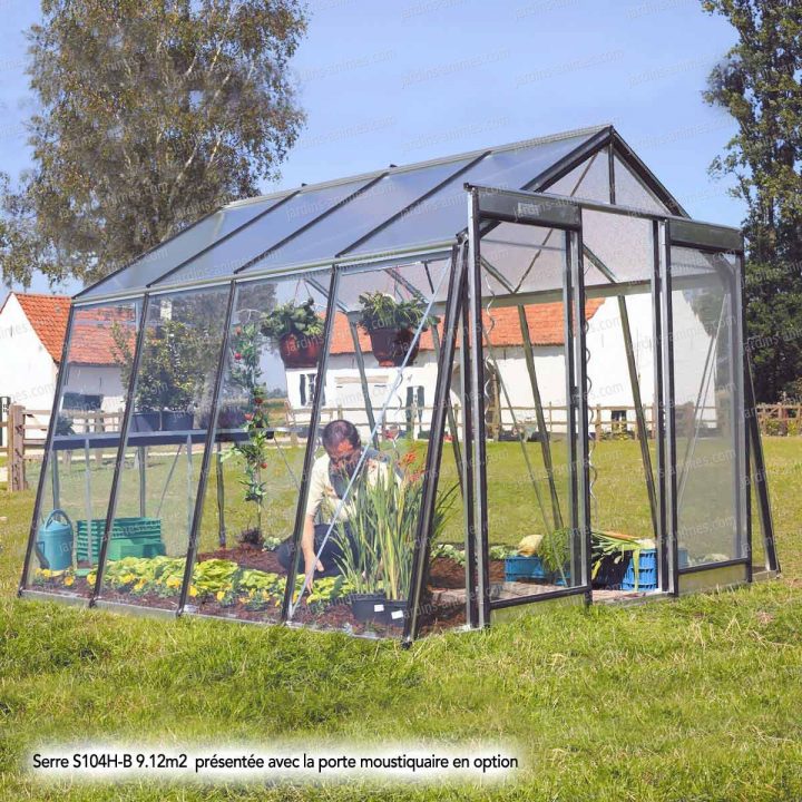 Serre De Jardin Prestige 9.12M2 Paroi Oblique S104H Bplus tout Serre De Jardin Jardiland