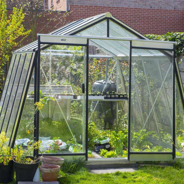 Serre De Jardin Prestige 9.12M2 Paroi Oblique S104H, Vente destiné Serre De Jardin Adossée