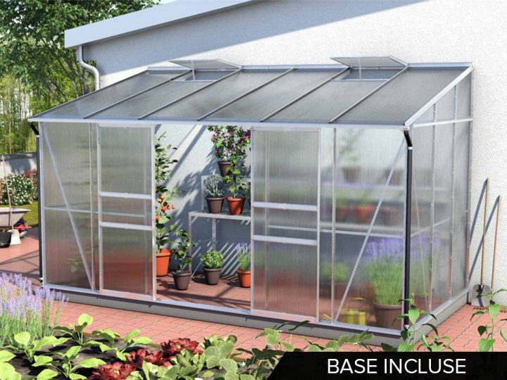 Serre En Verre Adossée Modèle Ida 7,8 M² À Petit Prix | Lams à Serre De Jardin Adossée
