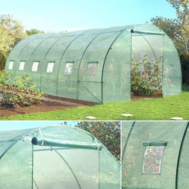 Serre Tunnel De Jardin Althea – 9M2 – Veranda Et Abri Jardin tout Cabanon 18M2