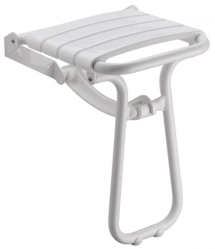 Siège De Douche Escamotable 38 X 35,5 Cm Blanc Avec Béquille Automatique Réf. 047630 serapportantà Siege De Douche Pmr Siège De Douche Escamotable 38 X 35,5 Cm Blanc Avec Béquille Automatique Réf. 047630 serapportantà Siege De Douche Pmr
