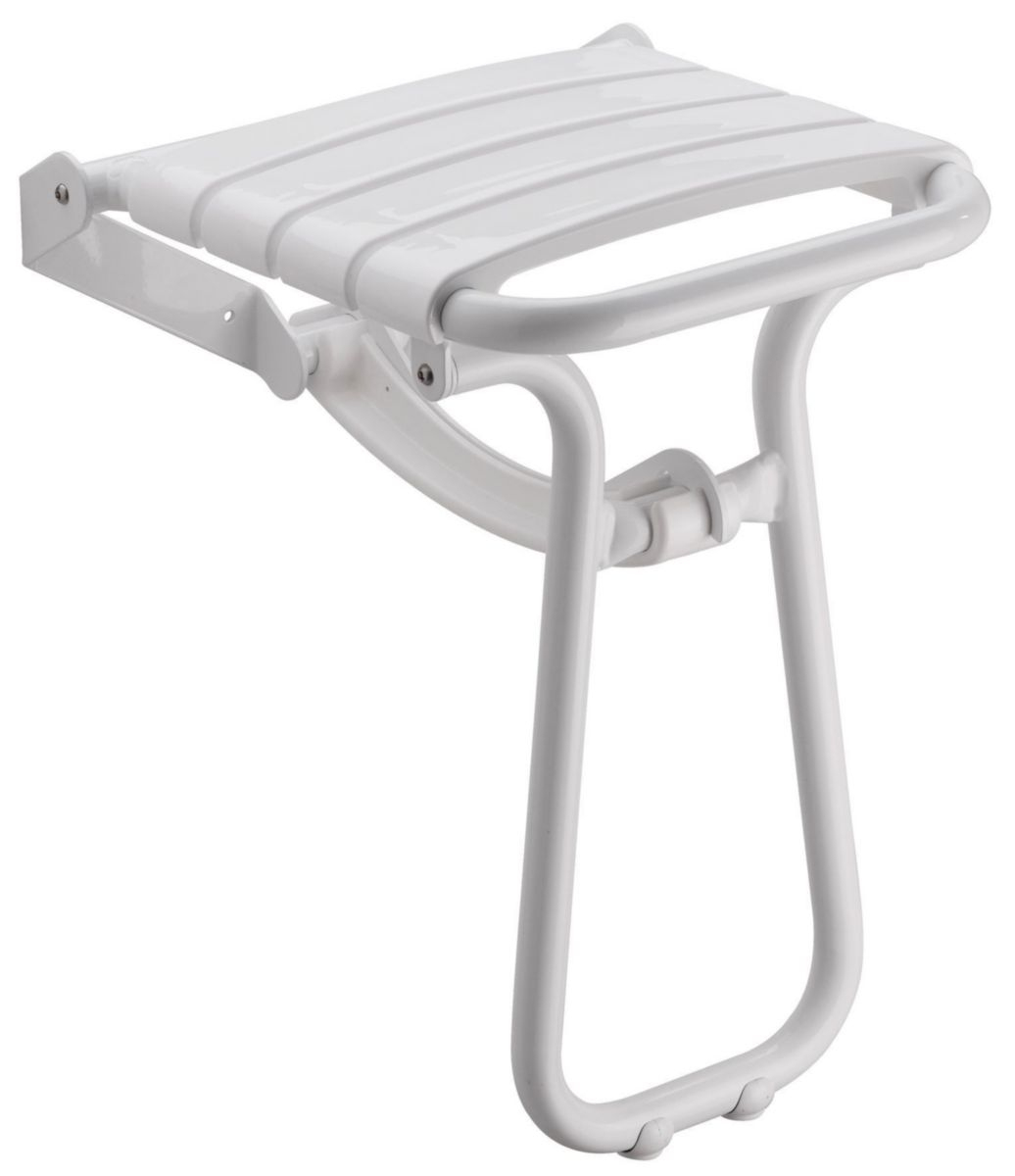 Siège De Douche Escamotable 38 X 35,5 Cm Blanc Avec Béquille Automatique Réf. 047630 serapportantà Siege De Douche Pmr Siège De Douche Escamotable 38 X 35,5 Cm Blanc Avec Béquille Automatique Réf. 047630 serapportantà Siege De Douche Pmr