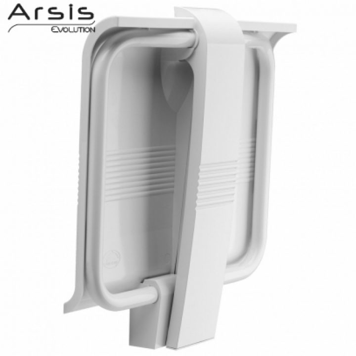 Siège De Douche Escamotable Arsis Blanc* serapportantà Siège De Douche Escamotable