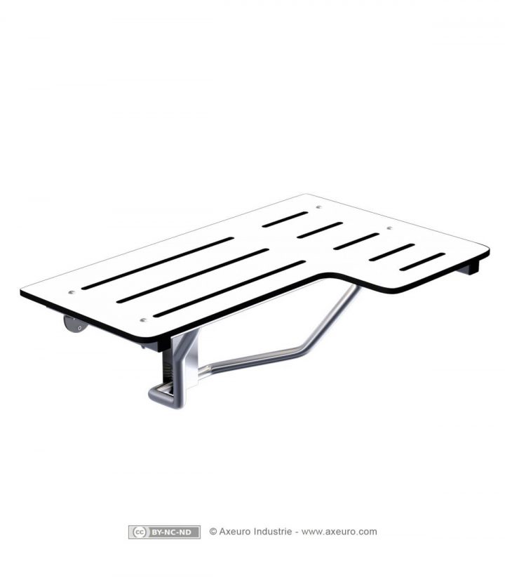 Siège De Douche Rabattable Réversible Gauche/droite encequiconcerne Siege De Douche Pmr