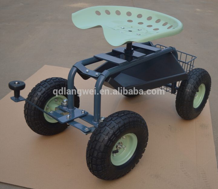 Siège De Travail Roulant Avec Plateau À Outils Pour destiné Siege De Jardin
