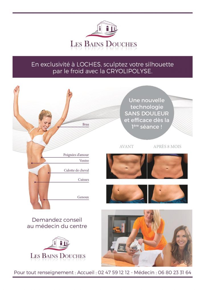 Soins Minceur Par Cryolipolyse Au Spa Les Bains Douches À Tours avec Les Bains Douches Loches