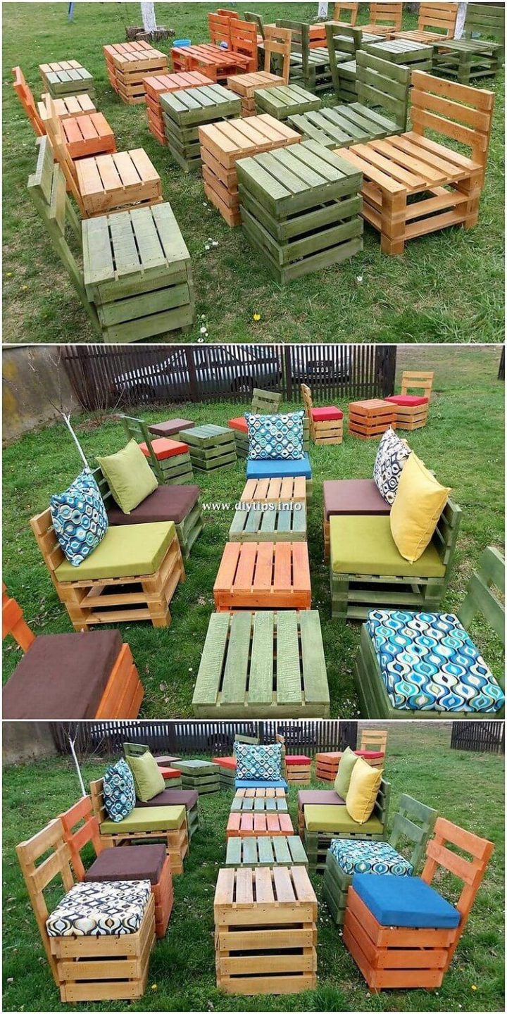 Spectacular Diy Ideas With Wood Pallets En 2020 | Mobilier dedans Fabriquer Meubles Jardin Avec Des Palettes