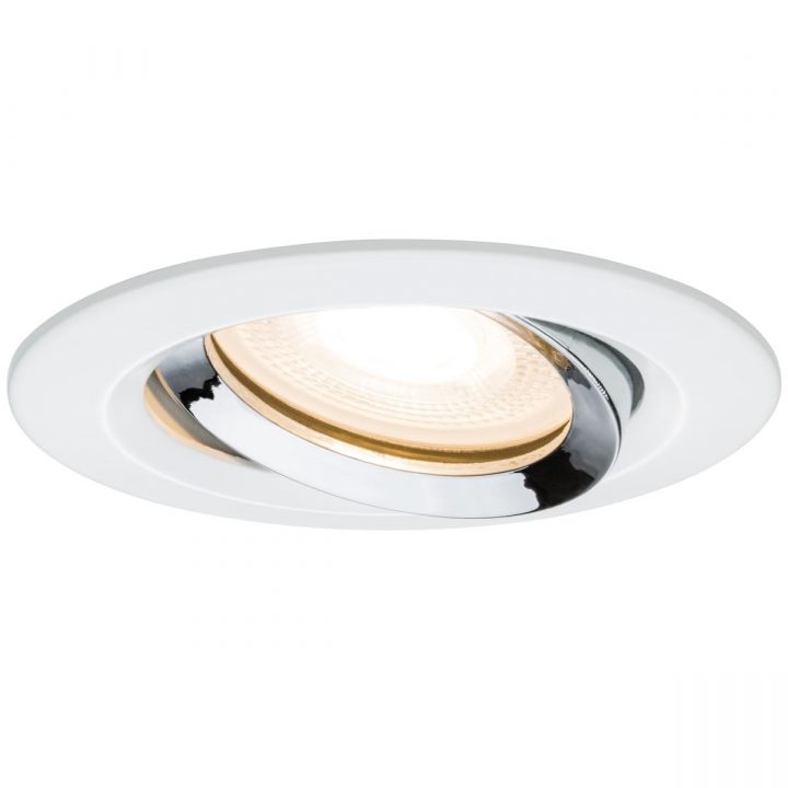 Spot Encastrable Orientable Ip65 Gu10 7W 230V Paulmann 92903 encequiconcerne Spot Led Encastrable Salle De Bain Ip65 Etanche