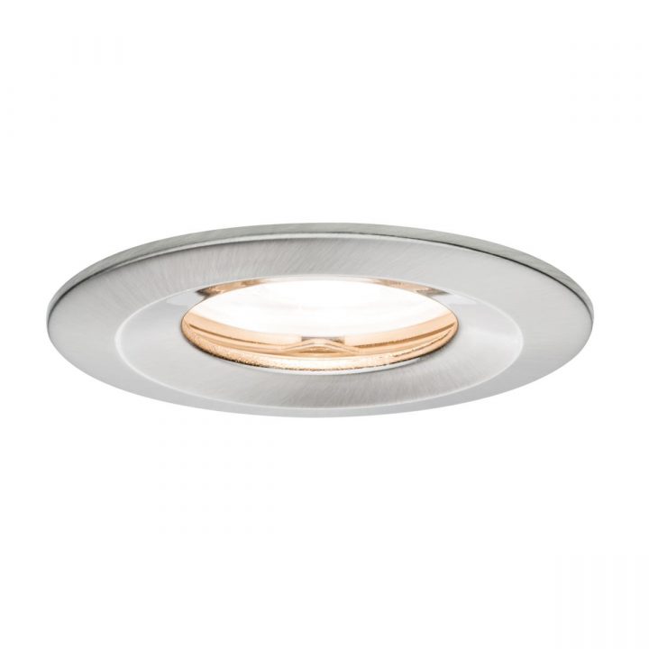 Spot Led Ip65 Encastrable Dimmable Acier 7W Gu10 230V Paulmann 93626 serapportantà Spot Led Encastrable Salle De Bain Ip65 Etanche