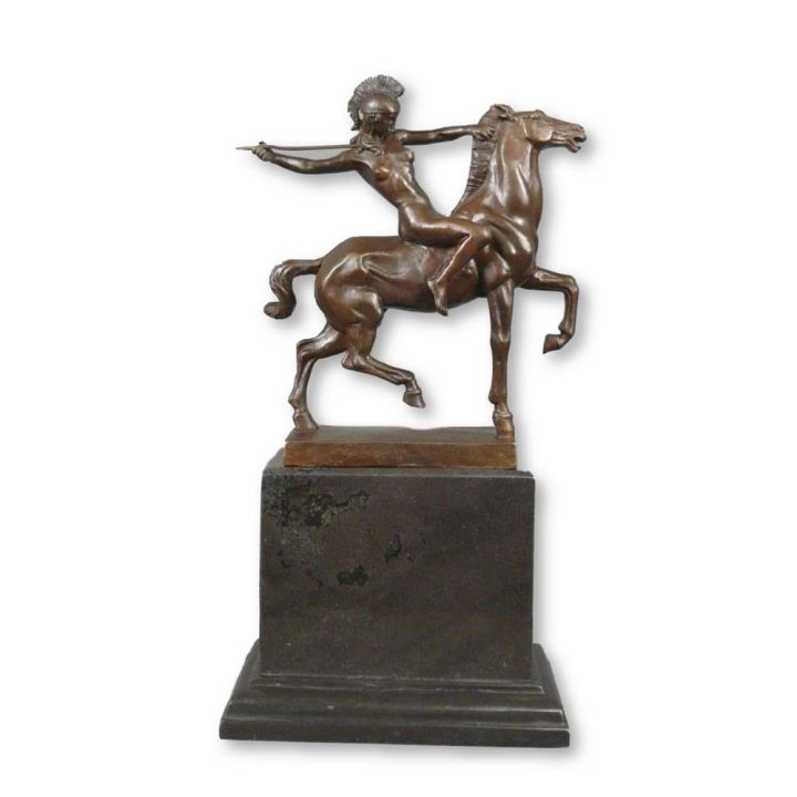 Statue Bronze – Sculptures En Bronze – Fauteuils Baroques dedans Amazone Meuble