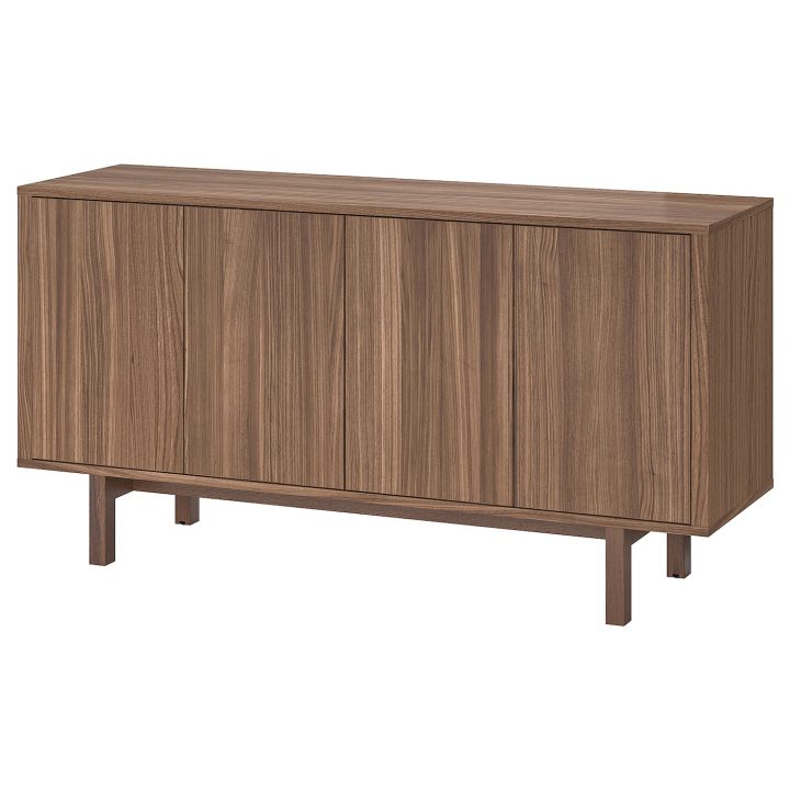 Stockholm Buffet – Noyer Plaqué 63X31 7/8 " (160X81 Cm) encequiconcerne Buffet Salle À Manger Ikea