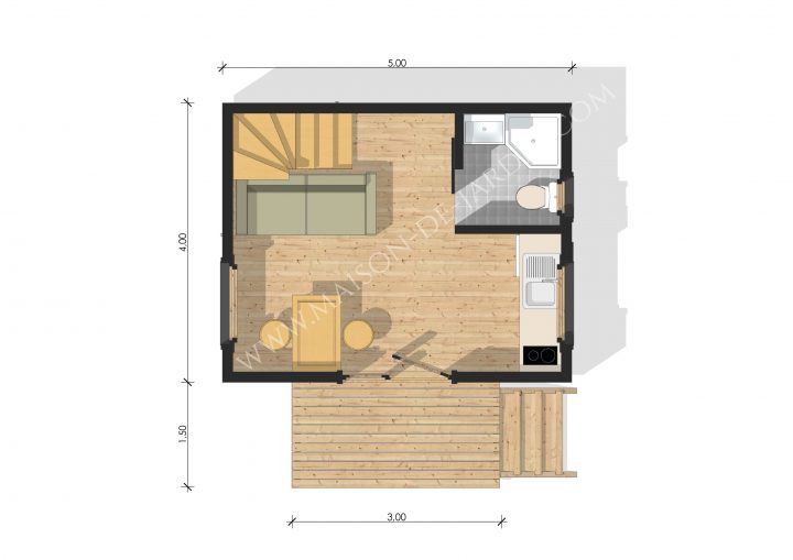 Studio De Jardin Avec Ossature Bois Nanterre 37 M² : 36900 dedans Studio De Jardin Habitable