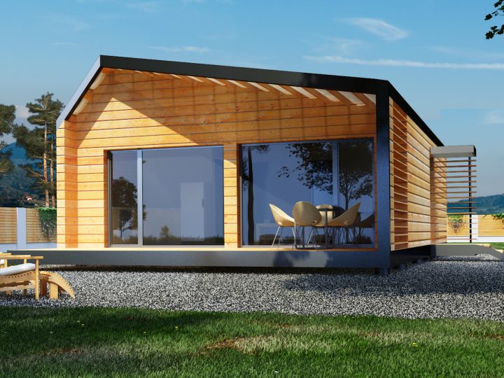 Studio De Jardin En Bois 50 M2. Terrasse Bois 16 M2 serapportantà Studio De Jardin Habitable