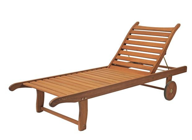 Sun Chaise Longue Naturel H 82 X Larg. 70 X Long. 190 Cm pour Siege De Jardin