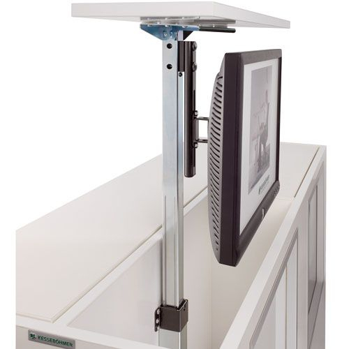 Support Tv Écran Plat Téléscopique À Encastrer Dans Meuble encequiconcerne Supports Et Meubles Tv