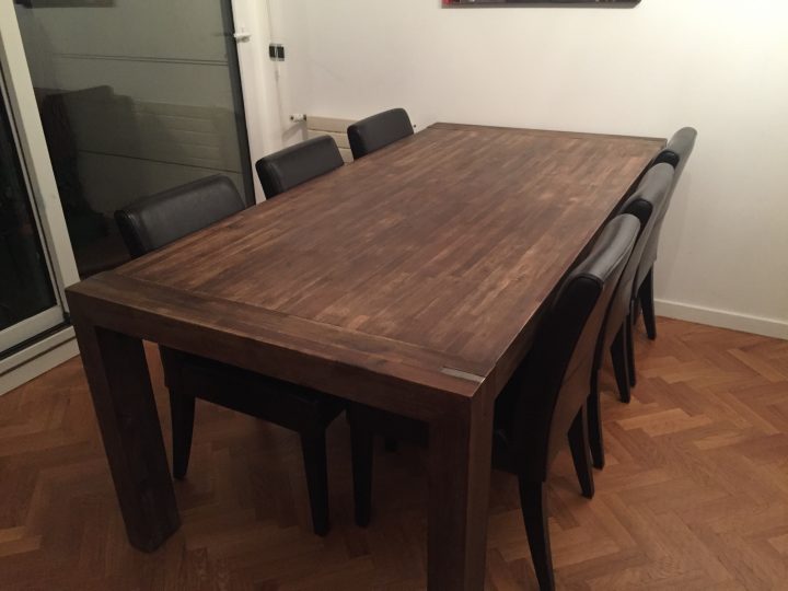 Table + 8 Chaises Cuir Terranova dedans Terra Nova Meuble