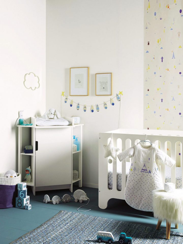 Table À Langer D'angle Babyspace, Chambre Et Linge De Lit encequiconcerne Table À Langer Salle De Bain