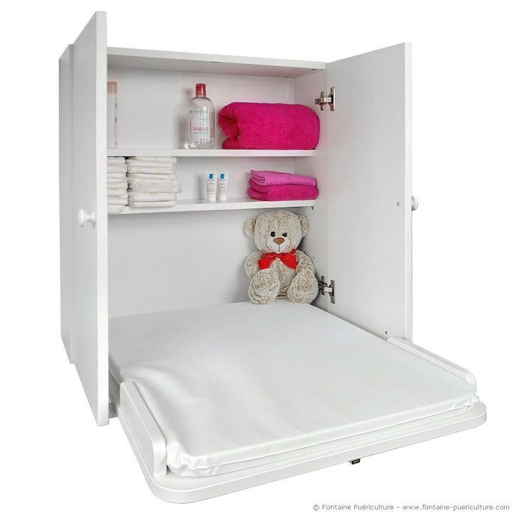 Table À Langer Murale Kalinoo intérieur Table À Langer Salle De Bain