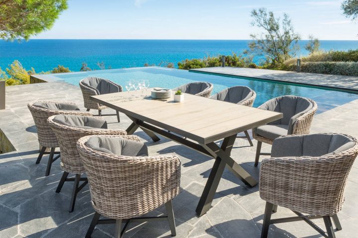 Table Axiome Céramique 8 Places – Aluminium, Céramique à Hesperides Mobilier Jardin Table Axiome Céramique 8 Places – Aluminium, Céramique à Hesperides Mobilier Jardin