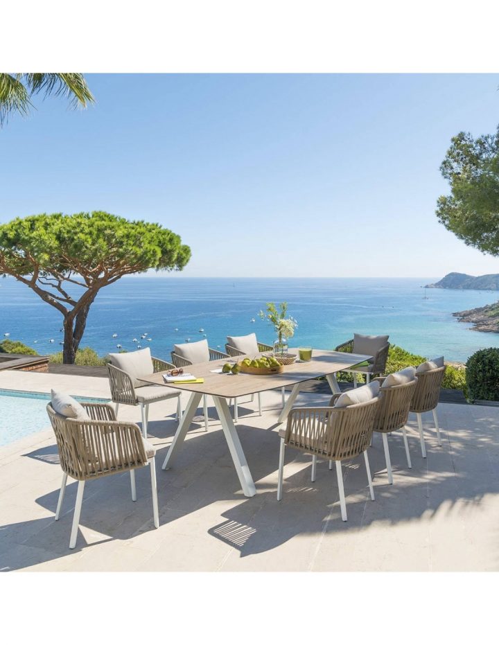 Table Barcelone Effet Bois – L.232 X P.110 Cm – Hesperide à Table Jardin Hesperide Table Barcelone Effet Bois – L.232 X P.110 Cm – Hesperide à Table Jardin Hesperide