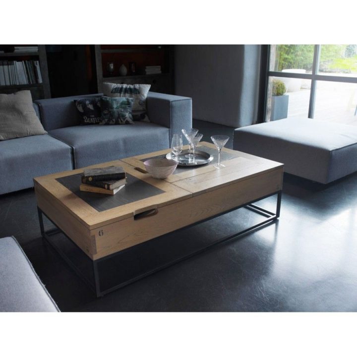 Table Basse Atelier Plateau Relevable En 2020 (Avec Images pour Meuble Rigaud