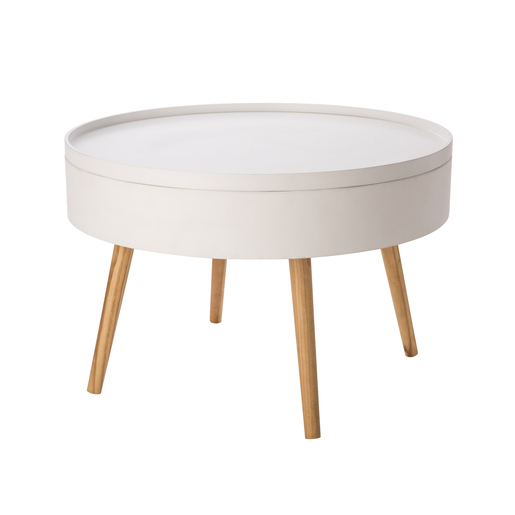 Table Basse Blanc – Meubles De Salon | La Foir'Fouille dedans Meuble Industriel Foir'Fouille