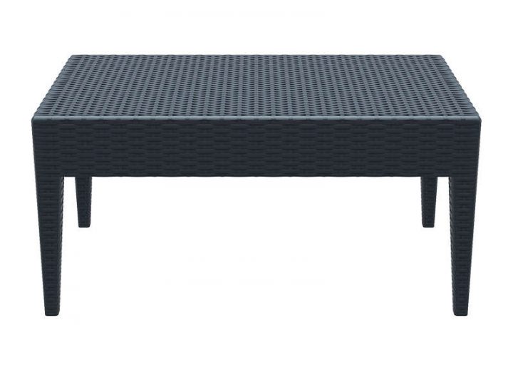 Table Basse De Jardin En Résine Tressée | Achatdesign à Table De Jardin En Resine Tressée