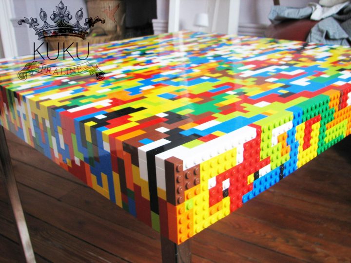 Table Basse "lego" De Salon Ou D'appoint : Meubles Et concernant Meuble En Lego