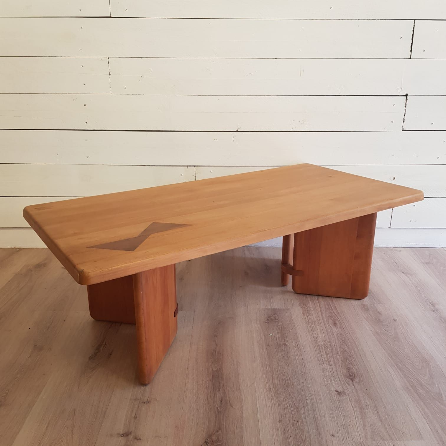 Table Basse Vintage Pour Seltz En Orme Et Teck 1960 intérieur Seltz Meubles