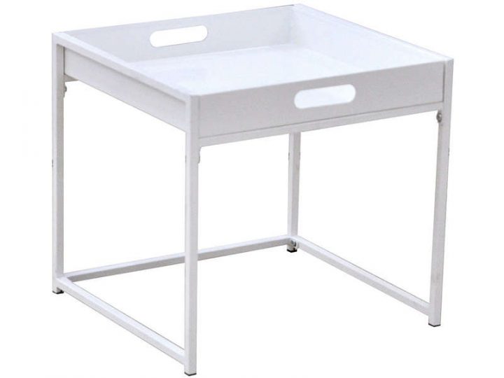 Table D'Appoint Anita Coloris Blanc – Vente De Table Et à Table De Jardin Conforama