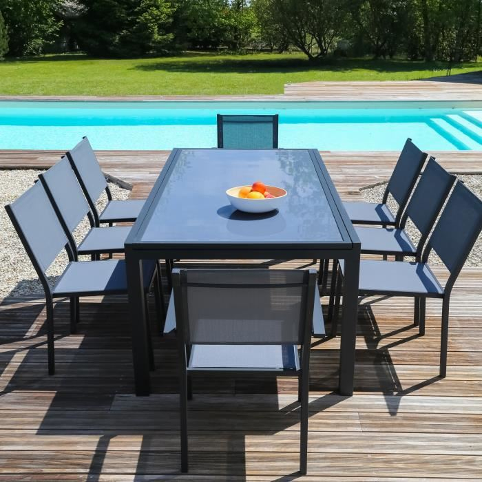 Table De Jardin 4 Personnes Extensible dedans Table Hespéride Piazza Centrakor