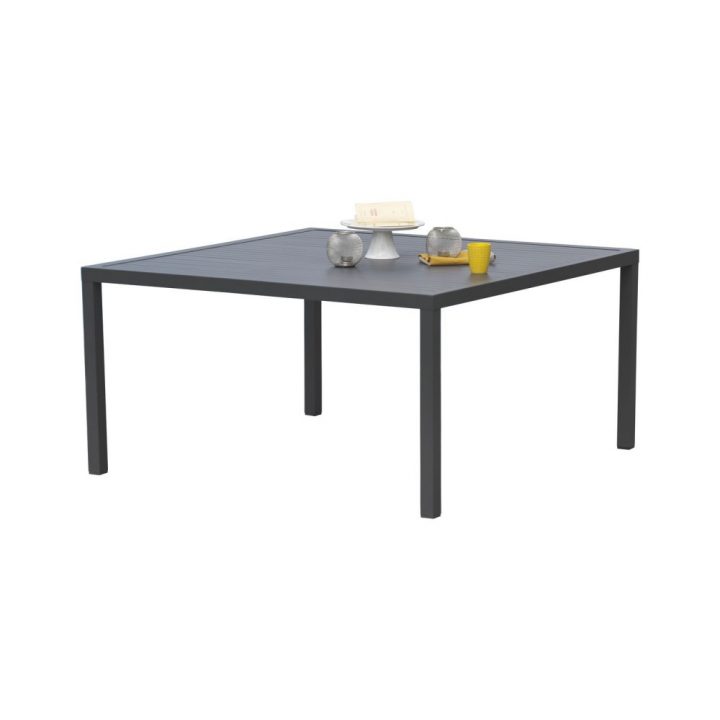 Table De Jardin Carrée 6 Personnes Miami – 145 X 145 Cm serapportantà Table Jardin 6 Personnes Table De Jardin Carrée 6 Personnes Miami – 145 X 145 Cm serapportantà Table Jardin 6 Personnes