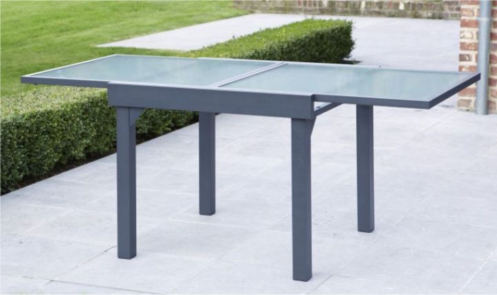 Table De Jardin Carrée Extensible Grise Anthracite – 4 À 8 serapportantà Table De Jardin Carrée 8 Personnes Table De Jardin Carrée Extensible Grise Anthracite – 4 À 8 serapportantà Table De Jardin Carrée 8 Personnes