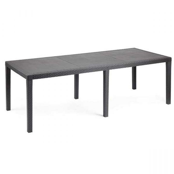 Table De Jardin En Imitation Rotin Queen 10 Personnes De encequiconcerne Table De Jardin 10 Personnes