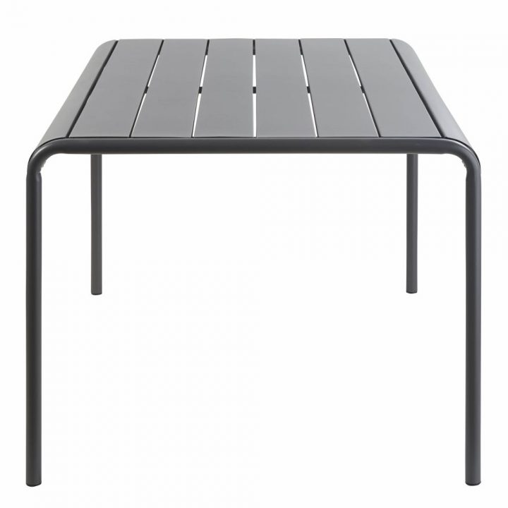 Table De Jardin En Métal Gris 4/6 Personnes L140 à Table Jardin 6 Personnes Table De Jardin En Métal Gris 4/6 Personnes L140 à Table Jardin 6 Personnes