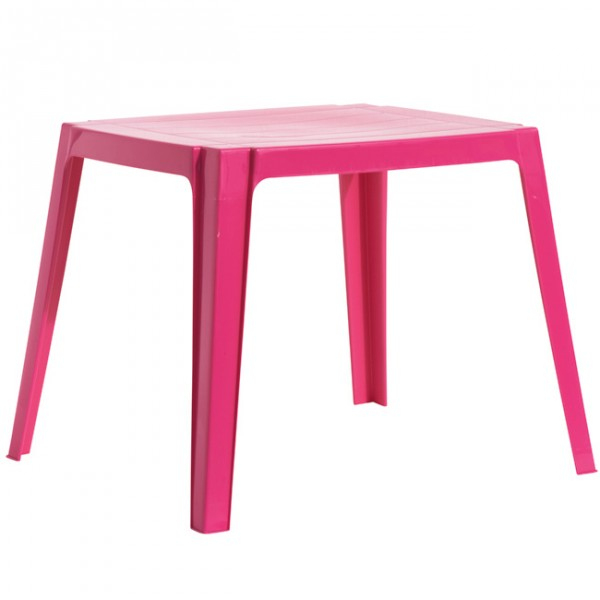 Table De Jardin Enfant 4 Personnes Rose – Mobilier De dedans Bar De Jardin Gifi