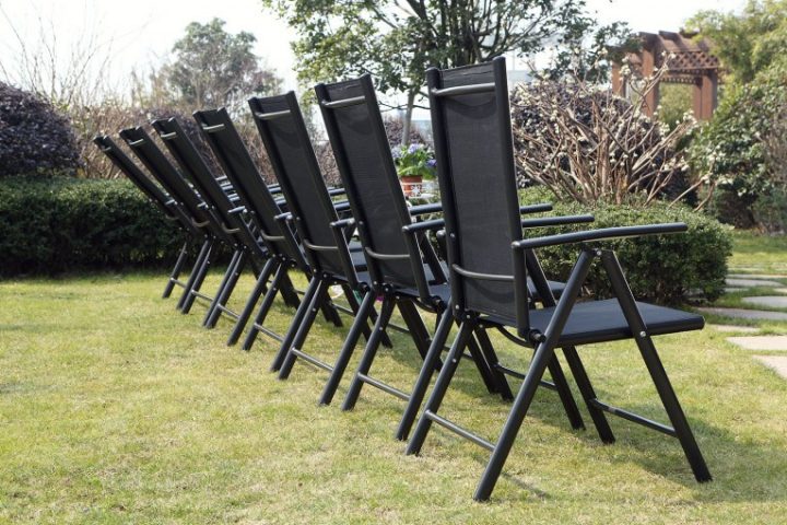 Table De Jardin Extensible 12 Personnes + 10 Chaises En destiné Table De Jardin 10 Personnes