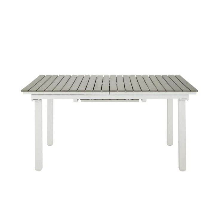 Table De Jardin Extensible 6/10 Personnes En Aluminium Et concernant Table De Jardin 4 Personnes
