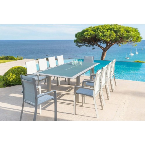 Table De Jardin Extensible Allure Plateau Verre 10 Places destiné Table De Jardin 10 Personnes Table De Jardin Extensible Allure Plateau Verre 10 Places destiné Table De Jardin 10 Personnes