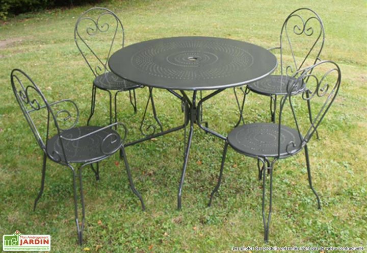 Table De Jardin Metal Pas Cher – Mailleraye.fr Jardin destiné Table Et Chaises De Jardin Pas Cher