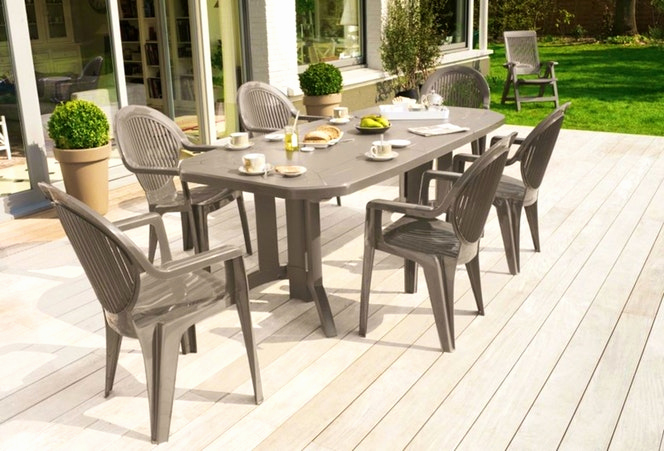 Table De Jardin Plastique Leclerc concernant Salon De Jardin En Plastique Pas Cher