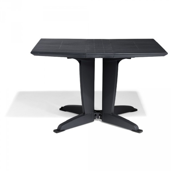 Table De Jardin Pliante 4 Personnes Gris Anthracite destiné Table De Jardin Pas Cher Gifi