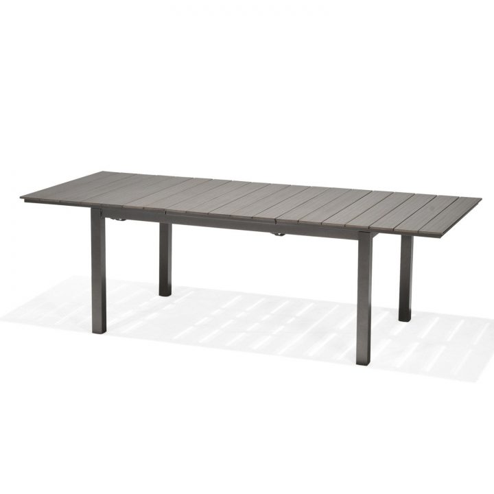 Table De Jardin Salerno Rectangulaire Gris 4/6 Personnes serapportantà Table Ushuaia Leroy Merlin