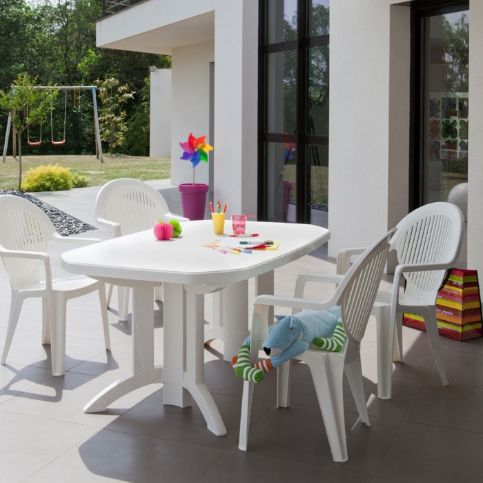 Table De Jardin Vega 165X100 Grosfillex – Zendart Design pour Table Vega Grosfillex Carrefour