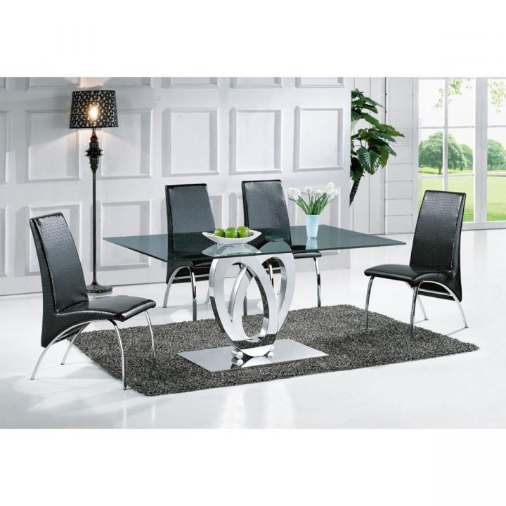 Table De Salle À Manger Design Ellipse (Taille Au Choix avec Table Salle À Manger Design Italien